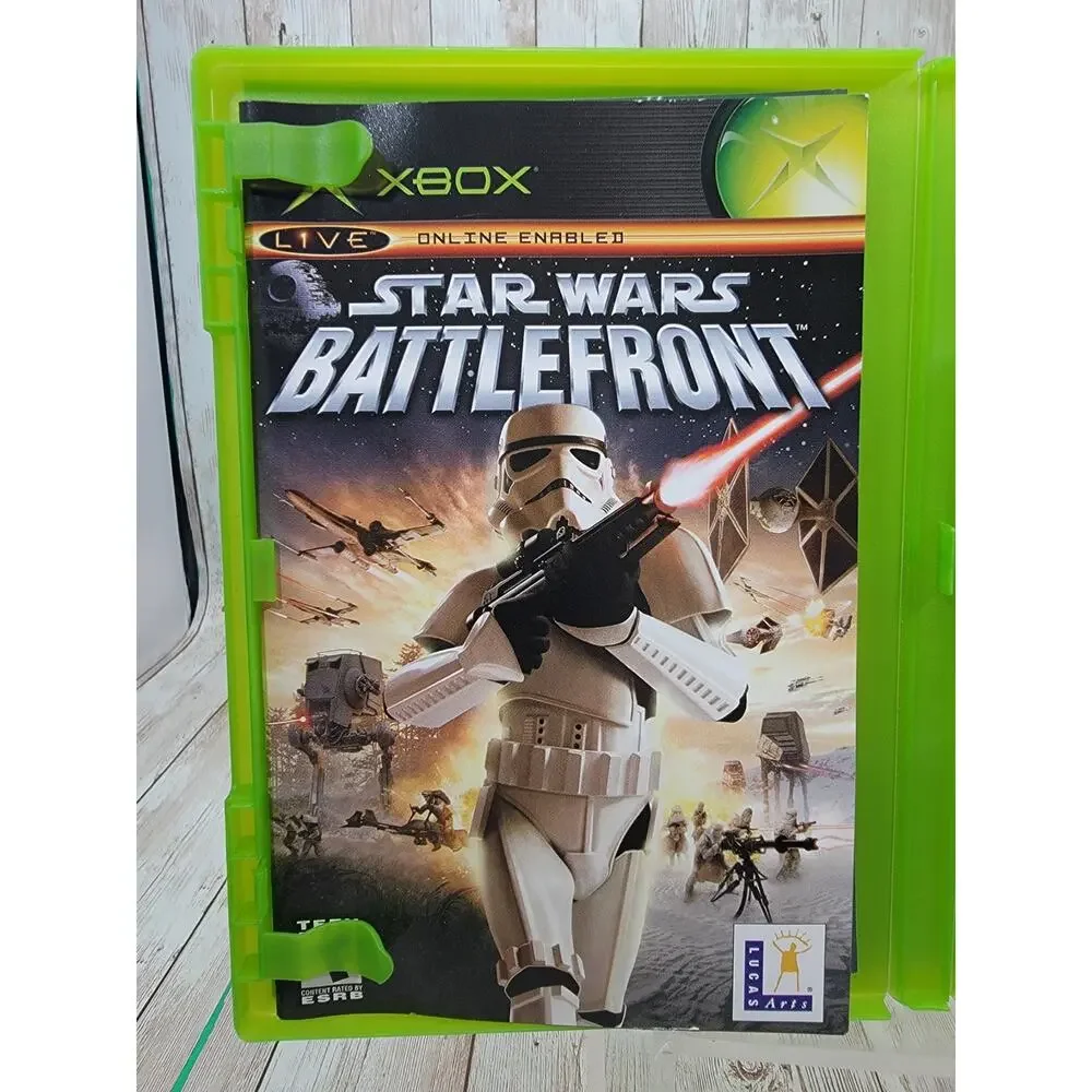 Star Wars: Battlefront (Original Xbox) Black Label CIB Complete & Tested